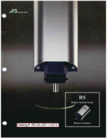RS SERIES: ROTARY SYSTEM, ROTARY ACTUATORS